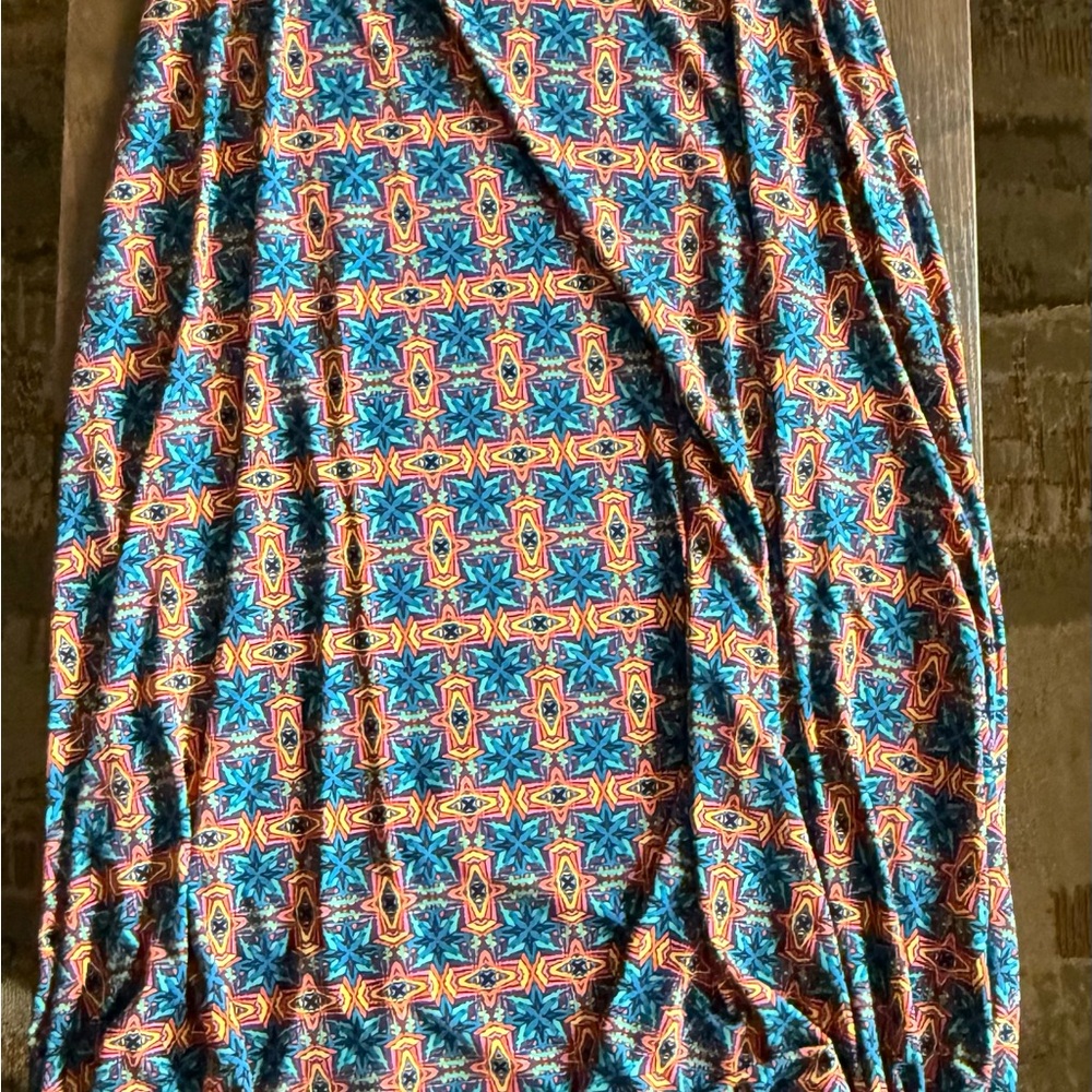 Colorful Geometric Patterned Fabric